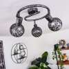STAVIK Ceiling Light black, silver, 3-light sources
