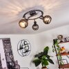 STAVIK Ceiling Light black, silver, 3-light sources