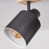 SUMLILI Ceiling Light Ecru, black, 3-light sources