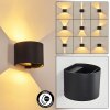 STRANDAA Wall Light LED black, 2-light sources