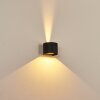 STRANDAA Wall Light LED black, 2-light sources