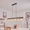 CANEDO Pendant Light grey, black, 6-light sources