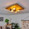 HODNE Ceiling Light Ecru, black, 4-light sources