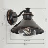 BOCHOLT Outdoor Wall Light brown, copper, black, 1-light source