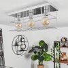 FEVAAG Ceiling Light chrome, silver, 3-light sources