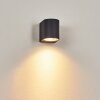 SKAABU Outdoor Wall Light black, white, 1-light source