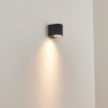 SKAABU Outdoor Wall Light black, white, 1-light source