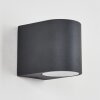 SKAABU Outdoor Wall Light black, white, 1-light source