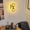 ALDEN Wall Light brass, 2-light sources