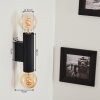 TULLA Wall Light black, 2-light sources