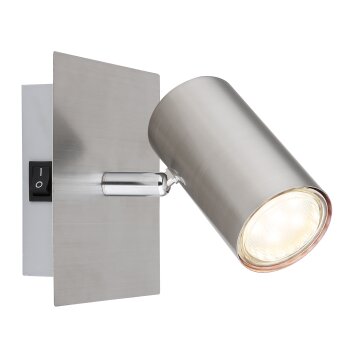 Globo ROBBY Wall Light matt nickel, 1-light source