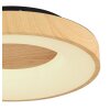 Globo JOLLI Ceiling Light LED Wood like finish, 1-light source, Remote control