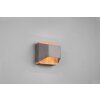 Trio-Leuchten ARINO Wall Light LED dark brown, matt nickel, 1-light source