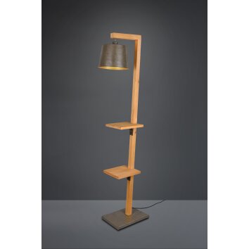 Trio-Leuchten RODRIGO Floor Lamp brown, 1-light source