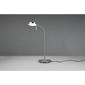 Trio-Leuchten MONZA Table lamp LED matt nickel, 1-light source
