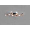 Trio-Leuchten BELLARI Ceiling Light LED brown, 1-light source, Remote control