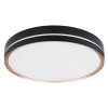 Globo MANNI Ceiling Light LED bronze, black, 1-light source, Remote control