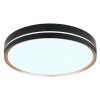 Globo MANNI Ceiling Light LED bronze, black, 1-light source, Remote control
