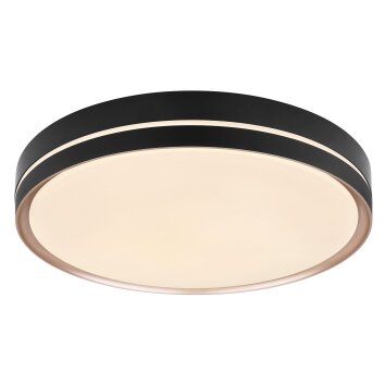 Globo MANNI Ceiling Light LED bronze, black, 1-light source, Remote control
