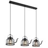 Globo SUSANNA Pendant Light black, 3-light sources