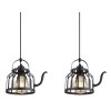 Globo SUSANNA Pendant Light black, 3-light sources