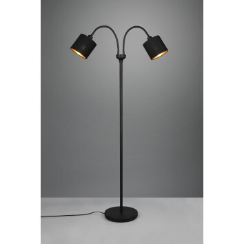 Reality TOMMY Floor Lamp black, 2-light sources
