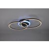 Reality ARRIBO Ceiling Light LED black, 3-light sources, Remote control, Colour changer