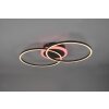 Reality ARRIBO Ceiling Light LED black, 3-light sources, Remote control, Colour changer