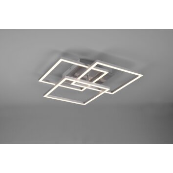 Reality MOBILE Ceiling Light LED matt nickel, 1-light source, Remote control