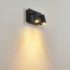 SAETER Outdoor Wall Light LED black, 2-light sources