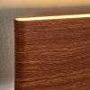 MOSAMBIK Wall Light LED brown, Dark wood, matt nickel, 1-light source