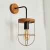 HODNE Wall Light brown, black, 1-light source