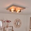 HODNE Ceiling Light grey, Ecru, black, 4-light sources