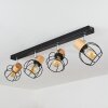 ORKANGER Ceiling Light chrome, Ecru, black, 4-light sources