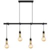 Globo ALEXIUS Pendant Light brass, black, 4-light sources