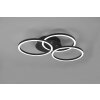 Reality CIRCLE Ceiling Light LED black, 1-light source, Remote control