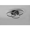 Reality CIRCLE Ceiling Light LED black, 1-light source, Remote control