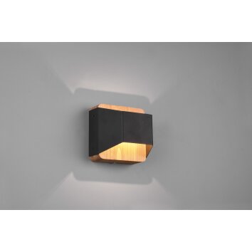 Trio-Leuchten ARINO Wall Light LED black, 1-light source