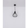 Globo CLASTRA Pendant Light black, 1-light source