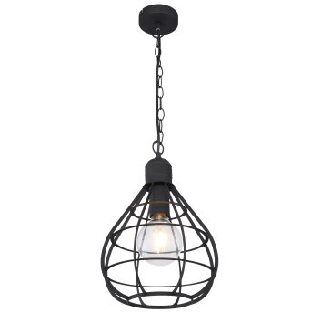 Globo CLASTRA Pendant Light black, 1-light source