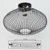 UNAFO Ceiling Light black, 1-light source