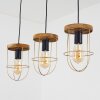 HODNE Pendant Light Ecru, black, 3-light sources