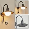 POHEI Outdoor Wall Light anthracite, 1-light source, Motion sensor
