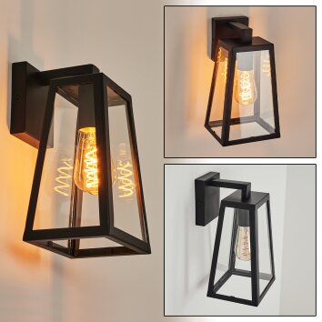 MAROBO Outdoor Wall Light black, 1-light source