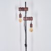 BARBENGO Floor Lamp rust-coloured, black, 2-light sources