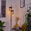 BARBENGO Floor Lamp rust-coloured, black, 2-light sources