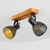 RACOLO Ceiling Light Dark wood, 2-light sources