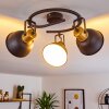Ceiling Light Blackburn black-gold, 3-light sources