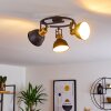 Ceiling Light Blackburn black-gold, 3-light sources