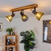 RACOLO Ceiling Light Dark wood, 3-light sources